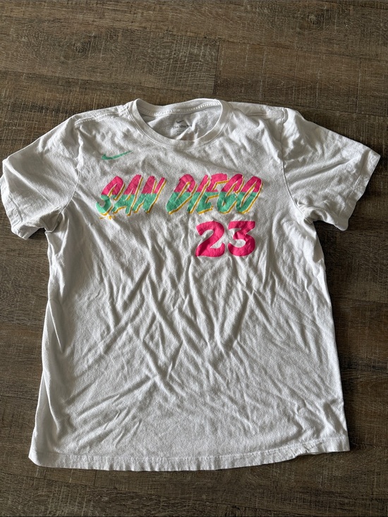 Nike Other - Nike San Diego Padres Tatis #23 White City Connect T-shirt Tee Pink Green Size M